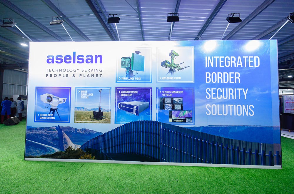 Custom Exhibition Booth built by Conceptz Ghana & Expert Concepts Events for Aselsan at IDEC24